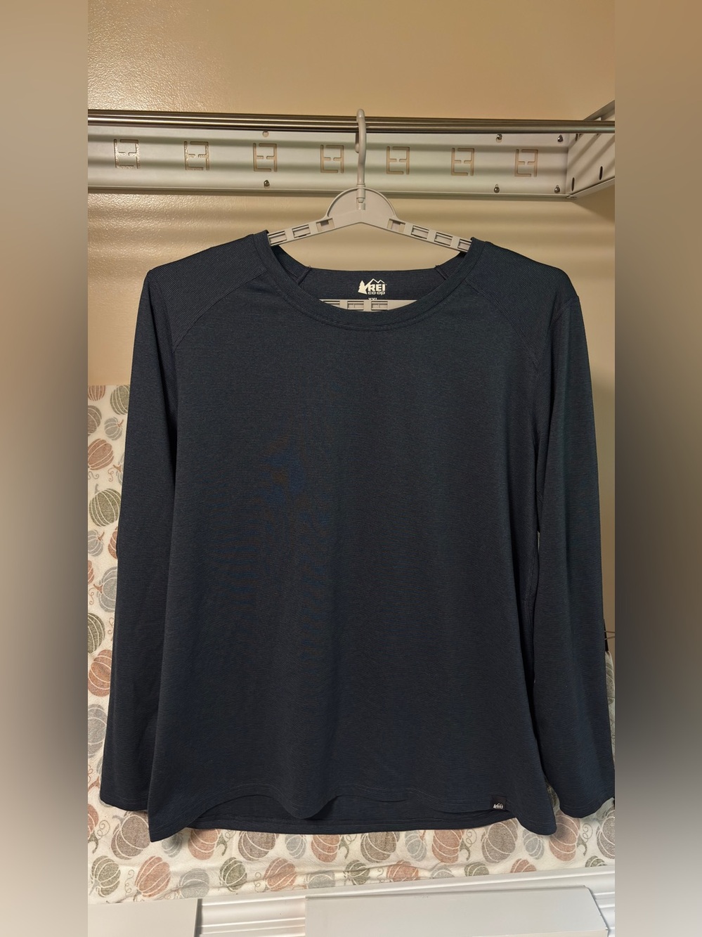 REI Men's Crewneck Long-Sleeve Shirt - Navy